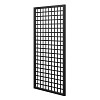 Treillis renforcé en bois maille carrée 1m x 2m - Noir